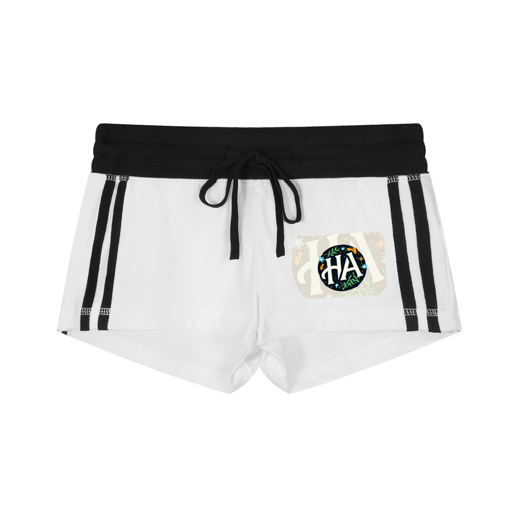 Women's Contrast Stripe Track Shorts